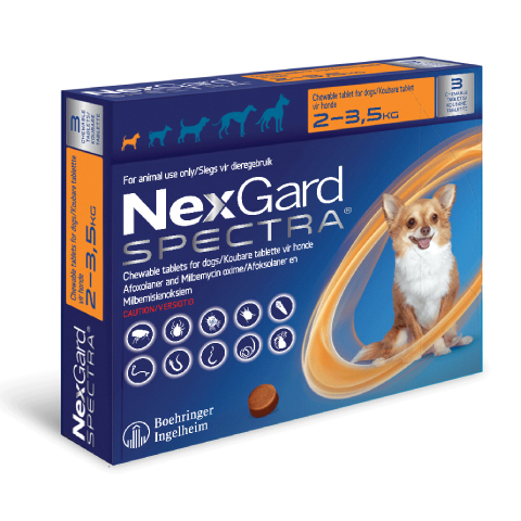 Nexgard spectra hot sale 2 kg