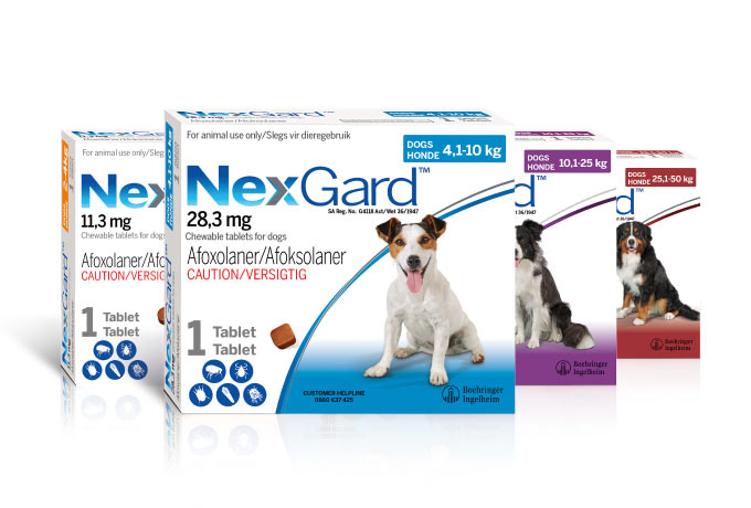 NexGard range pack shots